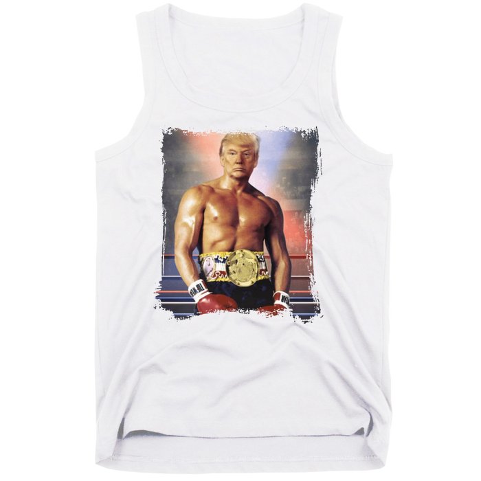 Trump Rocky Boxer Funny Tank Top