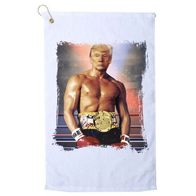 Trump Rocky Boxer Funny Golf Towel