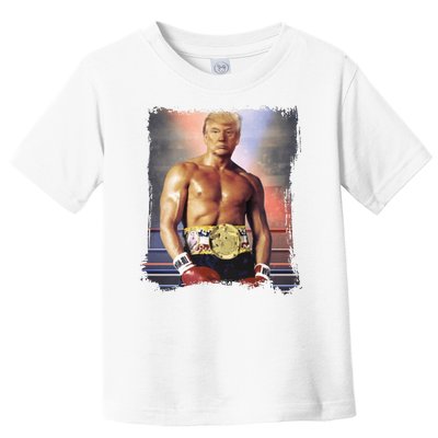 Trump Rocky Boxer Funny Toddler T-Shirt