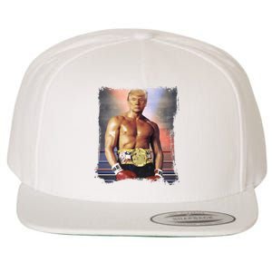 Trump Rocky Boxer Funny Wool Snapback Cap