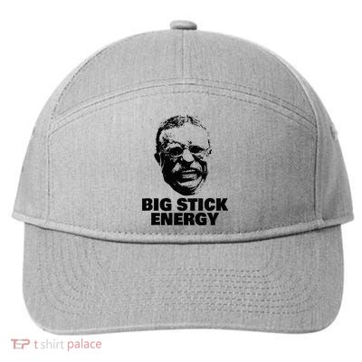 Teddy Roosevelt Big Stick Theodore President 7-Panel Snapback Hat