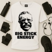 Teddy Roosevelt Big Stick Theodore President Cooling Performance Crew T-Shirt
