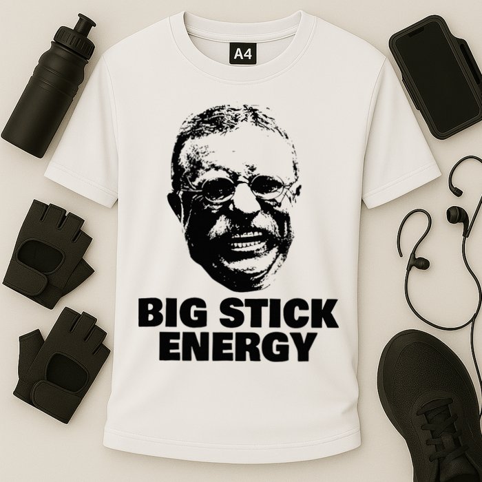 Teddy Roosevelt Big Stick Theodore President Cooling Performance Crew T-Shirt