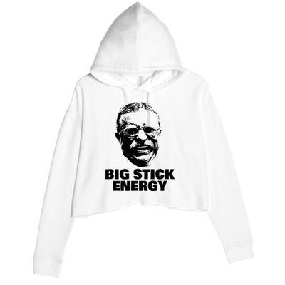 Teddy Roosevelt Big Stick Theodore President Crop Fleece Hoodie