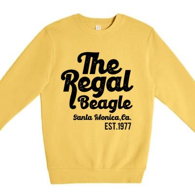 The Regal Beagle Santa Monica 70's 80's Sitcom Vintage Gift Premium Crewneck Sweatshirt