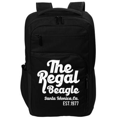 The Regal Beagle Santa Monica 70's 80's Sitcom Vintage Gift Impact Tech Backpack