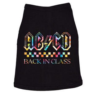 Teachers Rock Back to School ABCD Back in Class Doggie Tank