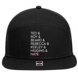 Ted Roy Beard Rebecca Keeley Higgins Nate 7 Panel Mesh Trucker Snapback Hat