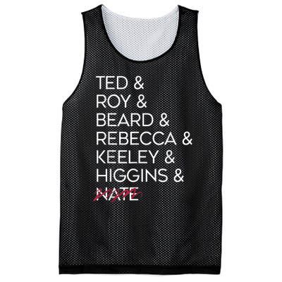 Ted Roy Beard Rebecca Keeley Higgins Nate Mesh Reversible Basketball Jersey Tank