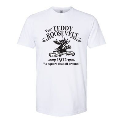 Teddy Roosevelt Bull Moose Party 1912 Presidential Campaign Softstyle CVC T-Shirt