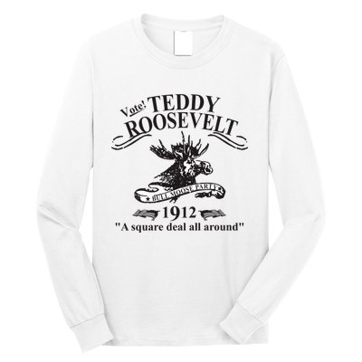 Teddy Roosevelt Bull Moose Party 1912 Presidential Campaign Long Sleeve Shirt