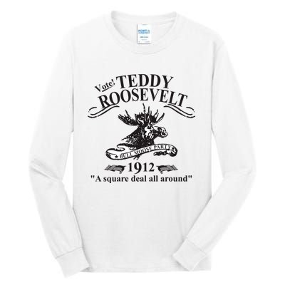 Teddy Roosevelt Bull Moose Party 1912 Presidential Campaign Tall Long Sleeve T-Shirt