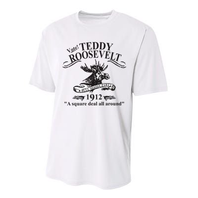 Teddy Roosevelt Bull Moose Party 1912 Presidential Campaign Performance Sprint T-Shirt