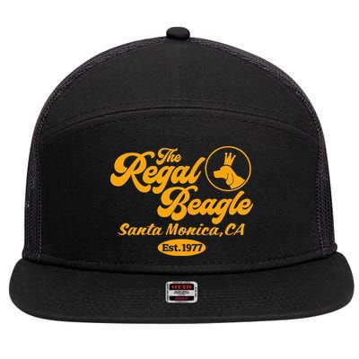 The Regal Beagle 7 Panel Mesh Trucker Snapback Hat