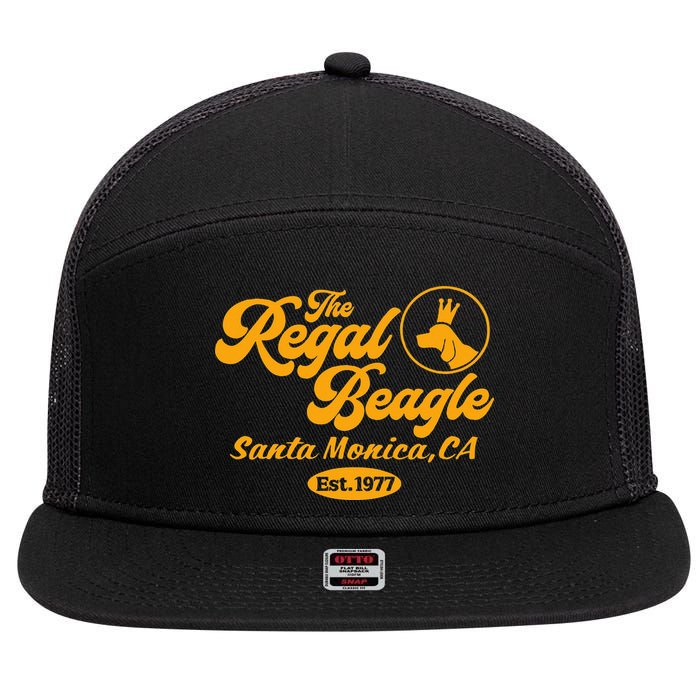 The Regal Beagle 7 Panel Mesh Trucker Snapback Hat