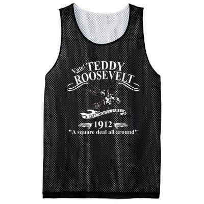 Teddy Roosevelt Bull Moose Party 1912 Presidential Campaign Mesh Reversible Basketball Jersey Tank