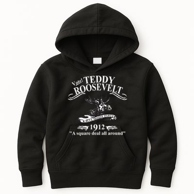 Teddy Roosevelt Bull Moose Party 1912 Presidential Campaign Kids Hoodie