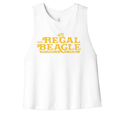 The Regal Beagle Company Sitcom 70s 80s Threes Funny Women's Racerback Cropped Tank