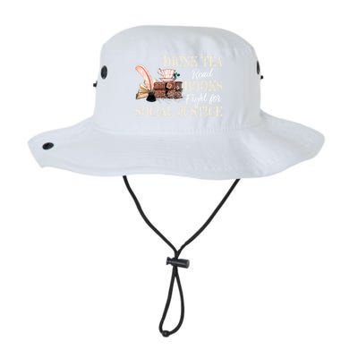 Tea Read Books Fight For Social Justice Meaningful Gift Legacy Cool Fit Booney Bucket Hat