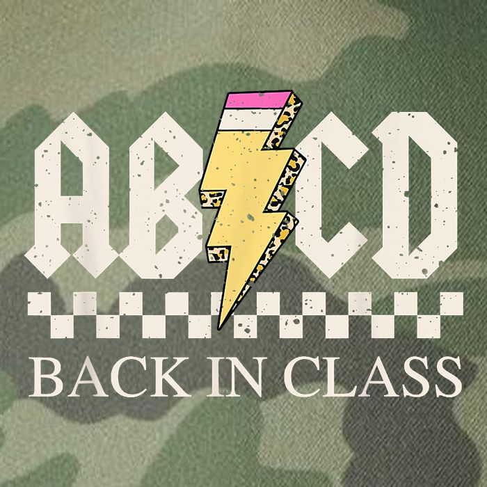 Teachers Rock Back To School ABCD Back In Class Legacy Tie Dye Trucker Hat