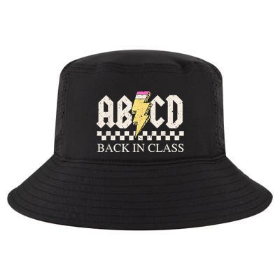 Teachers Rock Back To School ABCD Back In Class Cool Comfort Performance Bucket Hat