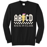 Teachers Rock Back To School ABCD Back In Class Sweatshirt