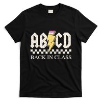 Teachers Rock Back To School ABCD Back In Class T-Shirt
