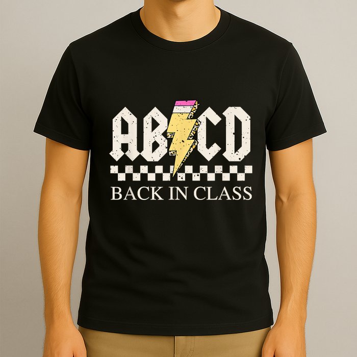 Teachers Rock Back To School ABCD Back In Class T-Shirt