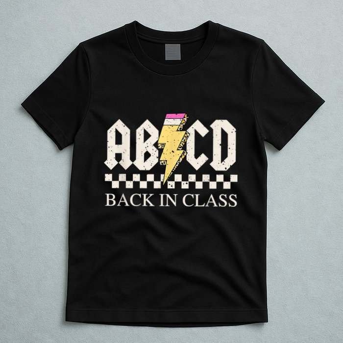 Teachers Rock Back To School ABCD Back In Class T-Shirt