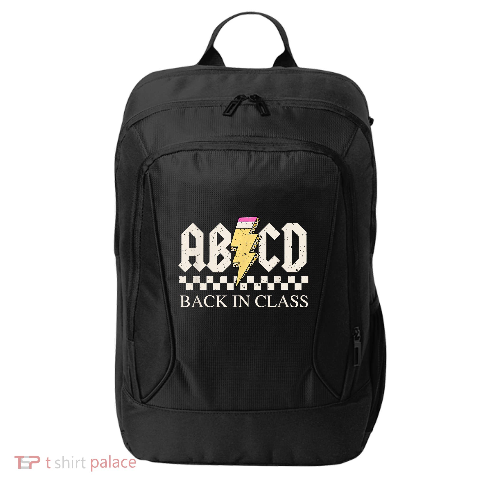 Teachers Rock Back To School ABCD Back In Class City Backpack