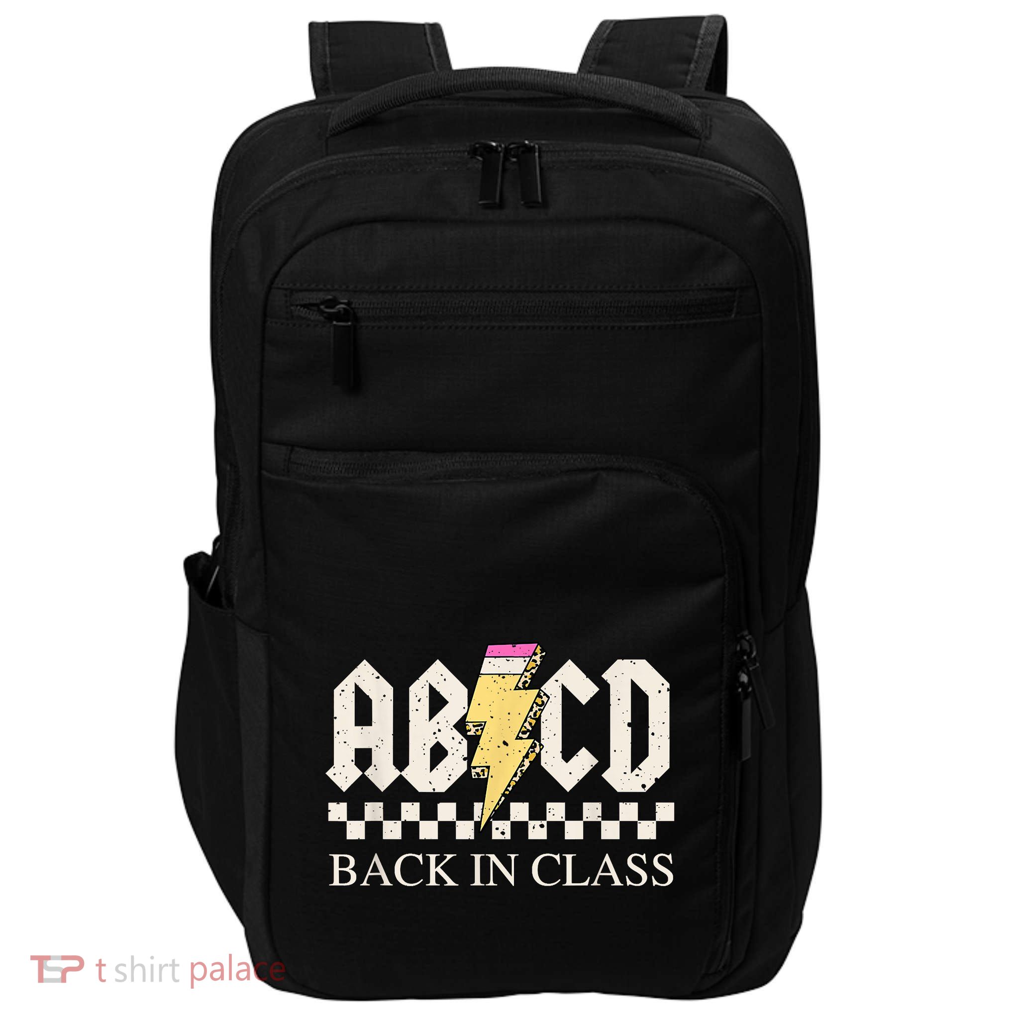 Teachers Rock Back To School ABCD Back In Class Impact Tech Backpack