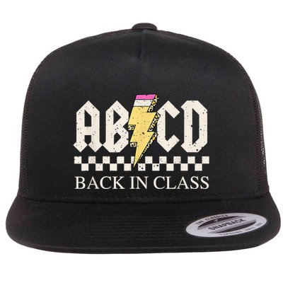 Teachers Rock Back To School ABCD Back In Class Flatbill Hat