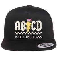 Teachers Rock Back To School ABCD Back In Class Flatbill Hat