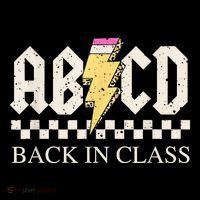 Teachers Rock Back To School ABCD Back In Class 16 in Basic Backpack