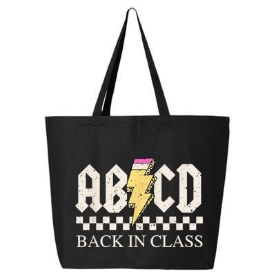 Teachers Rock Back To School ABCD Back In Class 25L Jumbo Tote