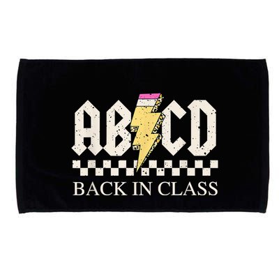 Teachers Rock Back To School ABCD Back In Class Microfiber Hand Towel