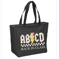 Teachers Rock Back To School ABCD Back In Class Zip Tote Bag
