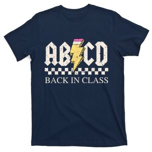 Teachers Rock Back To School ABCD Back In Class T-Shirt