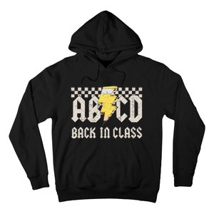 Teachers Rock Back to School ABCD Back in Class Hoodie