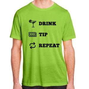 Tip Repeat Bartender Gift Adult ChromaSoft Performance T-Shirt