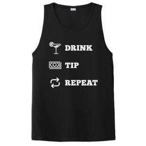 Tip Repeat Bartender Gift PosiCharge Competitor Tank