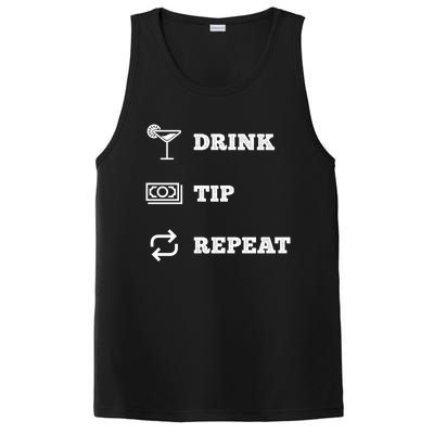 Tip Repeat Bartender Gift PosiCharge Competitor Tank