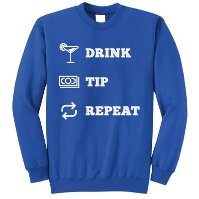 Tip Repeat Bartender Gift Sweatshirt