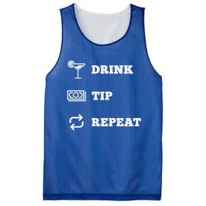 Tip Repeat Bartender Gift Mesh Reversible Basketball Jersey Tank