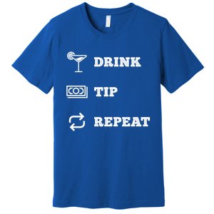 Tip Repeat Bartender Gift Premium T-Shirt