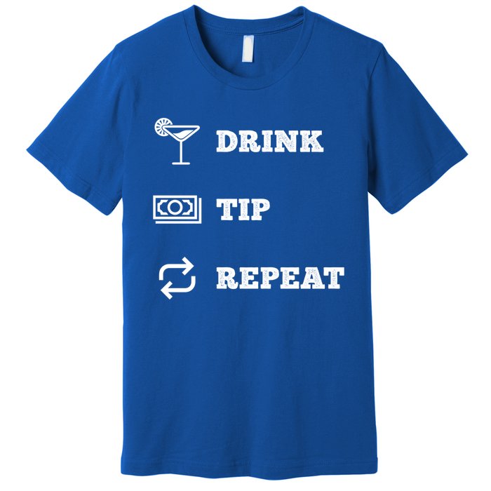 Tip Repeat Bartender Gift Premium T-Shirt