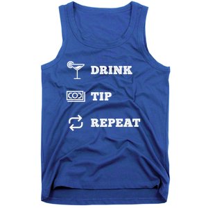 Tip Repeat Bartender Gift Tank Top