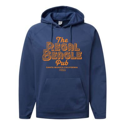 The Regal Beagle Pub ThreeS Company Performance Fleece Hoodie