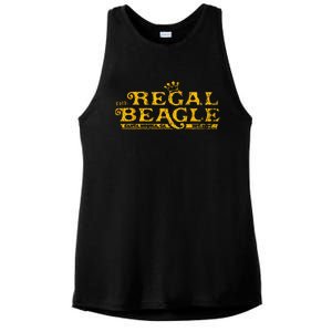 The Regal Beagle Funny Beagle Ladies PosiCharge Tri-Blend Wicking Tank