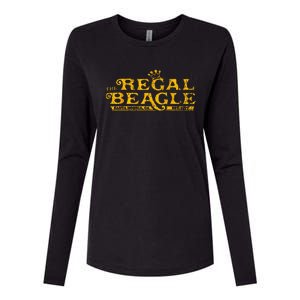 The Regal Beagle Funny Beagle Womens Cotton Relaxed Long Sleeve T-Shirt